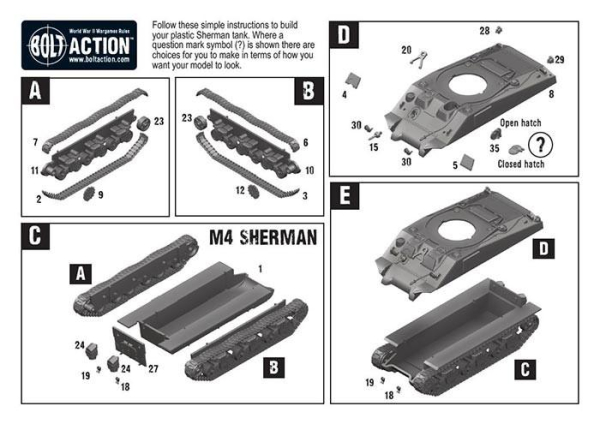 Bolt Action: M4 Sherman Medium Tank